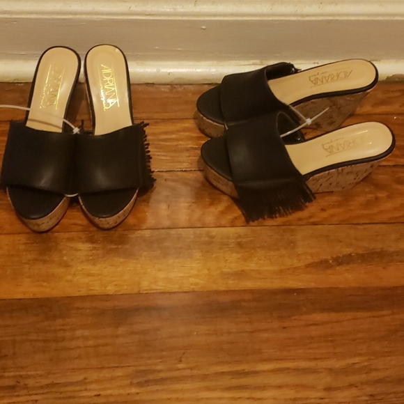 Adriana New York Lazaro Cork Wedge - Picture 1 of 2